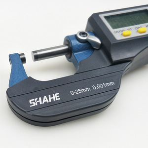 Shahe Digital <b>Micrometer</b> 0-25mm 0.001mm Resolution Stainless Steel - Product Image 1