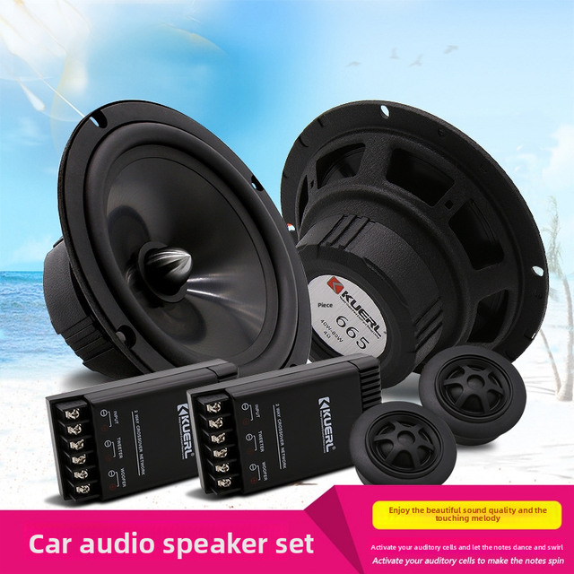 Car Speakers K\665 6.5inch Component Speaker Set,max Power 120W,4Ω Impedance,support 12V\24V Vehicles