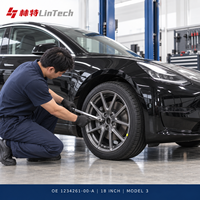 Jante en alliage de remplacement OEM LinTech 1234261-00-A Gris 18X8.5J ET40 pour Tesla Model 3 Standard Long Range Pièces EV