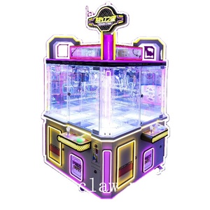 เครื่องเกมแจกของขวัญในห้องพัก คุณภาพสูง ใช้เหรียญ ร้านขายของขวัญน่ารัก เครื่องเกมตุ๊กตาหยอดเหรียญ เครื่องเกมคีบตุ๊กตา - Product Image 1