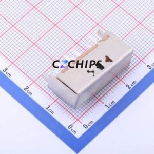 SK-23H01-G040 Slide Switch Through hole Component (THT) Switch Double Pole Three Throw Rectangle Pin Header PC Pin 27.1mm - Product Image 2