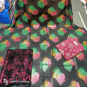 Robe de mariée Faransawi très vendue, haute qualité, 100% soie, imprimé multicolore, pierres de cristal, Dirac Somali, tissée respirante - Product Image 1