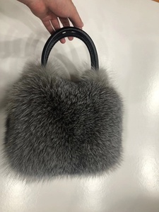 Penjualan laris 2024 dompet dan tas tangan desainer bulu rubah asli <span class=keywords><strong>Mini</strong></span> musim gugur dan musim dingin - Product Image 6