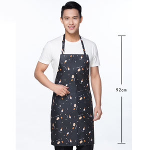 ผ้ากันเปื้อนผ้ากันเปื้อนสำหรับทำอาหารในครัวแนวย้อนยุคสีดำลายพริกไทยแดงสายคล้องคอพริกเดอ cozinha divertido tablier สำหรับผู้ใหญ่ - Product Image 6
