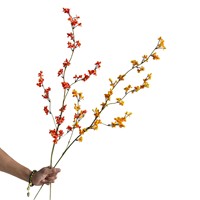 Neue chinesische Rattan-Blumen im Winterjasmin-Stil für Heimdekoration & Outdoor-Fotografie-Requisiten