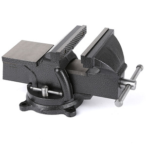 Tornillo de Banco Ajustable Ligero de 5 Pulgadas (125 mm) con Yunque Giratorio de 360 Grados, Material de Hierro Fundido y Acero, Suministros del Fabricante - Product Image 2