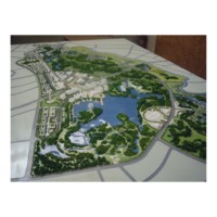 Modelo de escala arquitectónica personalizable para visualización de planificación urbana de villas con tecnología 3D hecha de plástico duradero