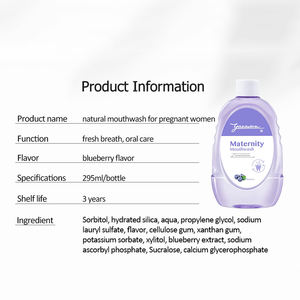 Vente en gros de rince-bouche à saveur de myrtille de marque privée 295ml pour lutter contre la <span class=keywords><strong>mauvaise</strong></span> <span class=keywords><strong>haleine</strong></span> sans alcool rince-bouche naturel pour les femmes enceintes - Product Image 6