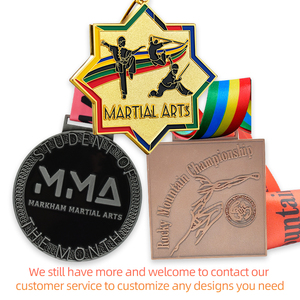 RENHUI samuray 1St 2Nd 3Rd Wushu Kung Fu dövüş sanatları Metal el sanatları spor özel kupa madalya ve kupa madalya - Product Image 2