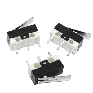 도매 플라스틱 스마트 3핀 1A 250V 마이크로 스위치 리미트 푸시 버튼 타입 짧은 레버 SPDT 회로 - Product Image 1