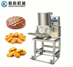 Máquina Formadora de Hamburguesas Automática de 120 mm / Máquina Comercial para Hacer Hamburguesas de Carne / Línea Eléctrica para Formar Hamburguesas - Product Image 1