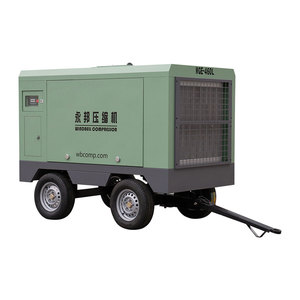 <span class=keywords><strong>Compresseur</strong></span> d'air à vis portable diesel et électrique à quatre roues, 400 CFM, 10 bars, pour le sablage - Product Image 5