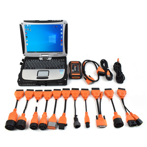 Kit de diagnostic pour véhicules lourds, ordinateur portable CF19, scanner X-truck Y009 HDD CAN-BUS pour camion et excavatrice Renault - Product Image 2