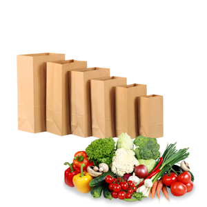 Sacs en papier kraft brun à impression personnalisée sans poignée Stockage recyclé Utilisation Meilleure qualité de marque vietnamienne Prix bon marché - Product Image 4