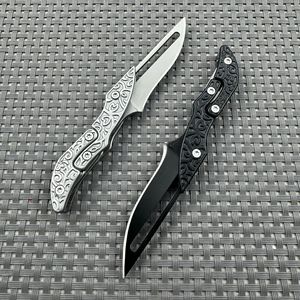 Navaja Plegable Mini TL192DA, Navaja Mecánica Mágica D2, Navaja de Bolsillo, Retráctil, Mango de Metal, Navajas EDC de Supervivencia - Product Image 4
