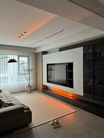 Cheminée électrique moderne à vapeur 3D Smart Insert avec décor de flamme néon Matériau en acier pour la maison ou l'hôtel
