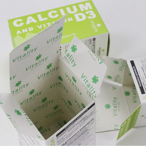 Kotak Kemasan Kertas Kaku Laminasi Matt Ramah Lingkungan dari Bahan Daur Ulang dengan Cetak Kustom untuk Suplemen Kesehatan dan Masker Bedah - Product Image 3