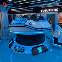 Máquina de Realidad Virtual Joyplay UFO, Simulador de Acción, Máquina Arcade VR de 5 y 6 Asientos, Equipo de Cine 9D VR Usado