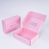 Boîte d'expédition en carton ondulé personnalisée, emballage cadeau de luxe pour cosmétiques, soins de la peau, e-commerce