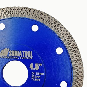 Shdiatool 4.5 "Hot Ép Thiêu Kết X Lưới Turbo Kim Cương Thông Tư Saw Blade Kim Cương Công Cụ Cắt Đĩa Cho Gạch Đá Cẩm Thạch - Product Image 4