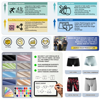 Boxers pour hommes avec ceinture personnalisée, logo brodé, bande élastique, sous-vêtements doux, vente en gros, fabricant, service OEM, usine