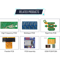 Teclado mecánico de 2 capas y 68 teclas, placa de circuito electrónico PCB SMT, Teclado mecánico 65%