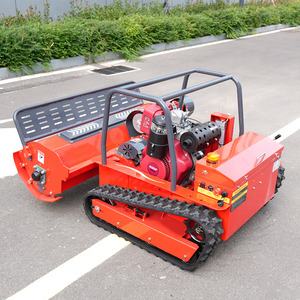 Robot tondeuse à gazon motorisé, largeur de coupe 800mm 1000mm 1200mm, télécommandé, sur chenilles - Product Image 4