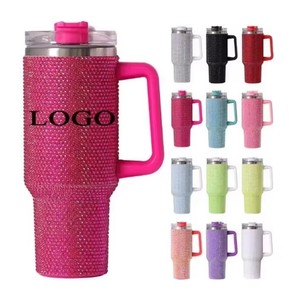 Vaso Térmico Personalizado de los Tennessee <span class=keywords><strong>Titans</strong></span> con Diseño Brillante, Taza de Viaje para el Día del Partido, 40oz con Tapa y Popote, para Oficina y Coche - Product Image 6