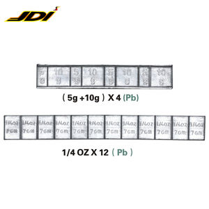 Pb/kurşun tekerlek ağırlığı yapışkan bant (5g + 10g) X4, 5gx12 60g/şerit - Product Image 2