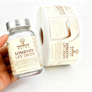 Изготовление этикеток на заказ: износостойкие, для рецептов, медицинские, для аптек, белые, из ПЭТ, прозрачные, для стеклянных бутылок - Product Image 2