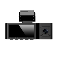 Caméra embarquée 3 canaux 4K+1080P+1080P avec ADAS, GPS, WIFI, enregistrement en boucle, capteur G, vision nocturne, écran IPS 3,0 pouces, caméra avant et arrière HD