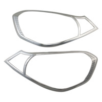 Accessoires de voiture chromés de haute qualité pour Nissan AD VAN 2006, cache-phare en plastique ABS, garniture de phare