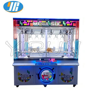 YIRUN Nouvelle conception de machine à griffes à pièces Big Six, machine de jeu d'arcade pour attraper des jouets, pour aire de jeux intérieure et <span class=keywords><strong>parc</strong></span> d'attractions - Product Image 1