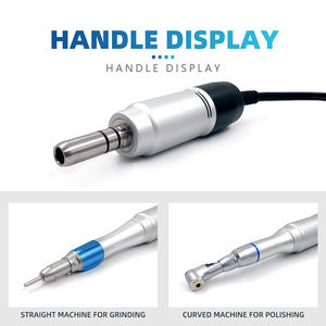 Polidor dental 35000RPM Micromotor da broca do prego do laboratório com E-tipo <span class=keywords><strong>Handpiece</strong></span> + reto <span class=keywords><strong>Handpiece</strong></span> + Contra ângulo - Product Image 2