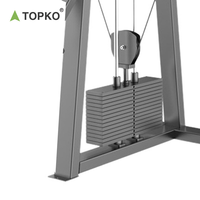 Machine de musculation universelle réglable en acier pour exercices de papillon inversé avec plaques de poids