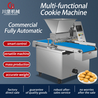 Machine à déposer des biscuits automatique à grande vitesse, en acier inoxydable, avec commande PLC, extrudeuse à biscuits, machine à fabriquer des biscuits