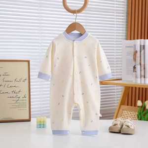 <span class=keywords><strong>Abbigliamento</strong></span> per neonati in cotone sottile, senza cuciture, morbido, per maschi e femmine, confortevole. - Product Image 6