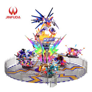 Nouvelle Conception 12P <span class=keywords><strong>Manège</strong></span> de Parc d'Attractions pour Enfants, Équipement de Jeu Rotatif à Contrôle Personnel - Product Image 6