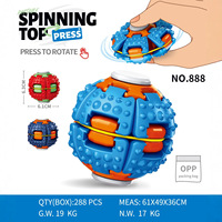 Échantillon Gratuit : Ornement de Bureau Anti-Stress à Pression Rotative – Balle Fidget Personnalisable Multicolore pour Décoration