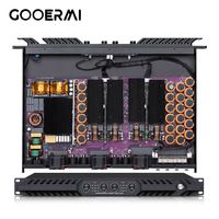 Amplificateur de puissance professionnel Gooermi 1800W 4 canaux classe D, montage en rack, pour sonorisation live, scène, église, enceintes de studio