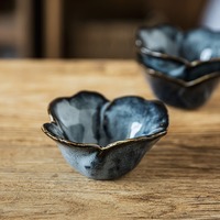 Belle coupelle à sauce vintage en céramique, petite vaisselle pour la maison et les restaurants, bol à trempette