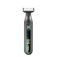 Rasoir électrique VGR V-360 IPX7 à lame unique pour hommes, tondeuse pour le corps, la barbe et les zones intimes, kit de toilettage