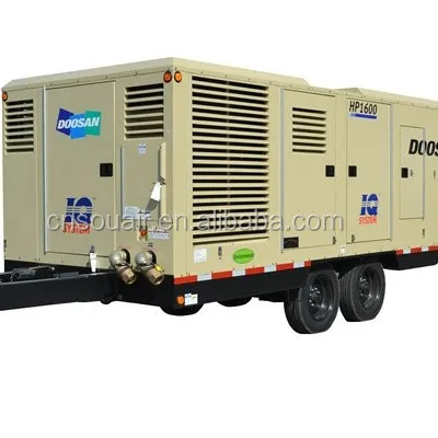 Doosan Apersollsrand HP915 XP1000 HP1600 Compressor915CFM-1000-1600CFM Udara At 8.6-10,3bar Tekanan WCU Mesin Diesel Asli AS