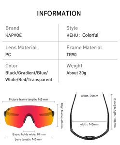 <span class=keywords><strong>Occhiali</strong></span> da ciclismo personalizzabili da uomo donna da ciclismo <span class=keywords><strong>sport</strong></span> da strada <span class=keywords><strong>occhiali</strong></span> da <span class=keywords><strong>sole</strong></span> da corsa MTB ciclismo <span class=keywords><strong>occhiali</strong></span> da bicicletta alla rinfusa - Product Image 2