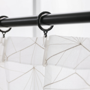 Thêu bán Sheer Voile tấm rèm Trắng Pinch pleat cửa sổ màn cửa cho phòng khách Sheer Rèm Cửa & valances - Product Image 5