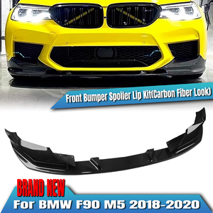 Pour <span class=keywords><strong>BMW</strong></span> <span class=keywords><strong>F90</strong></span> <span class=keywords><strong>M5</strong></span> <span class=keywords><strong>Competition</strong></span> 2018-2020 Kit de carrosserie de lèvre de séparateur de becquet de pare-chocs avant - Product Image 6