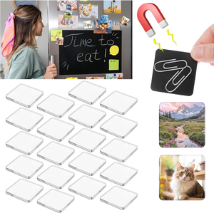 Transparent Waterproof Fridge Magnet Scratch Resistant Photo <b>Frame</b> <b>Magnetic</b> Acrylic Fridge Magnet for Bulk Supply - Product Image 1