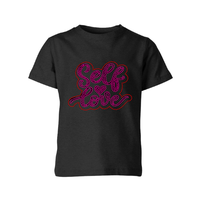 Nouveau Vinyle Thermocollant de Haute Qualité pour T-shirt, Motif 'Self Love' avec Strass, Vente en Gros