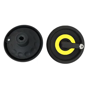 High Quality Plastic Black Solid Handwheel Full Spoke Nylon Handwheel With Folding Handle Machine Tool Handwheel