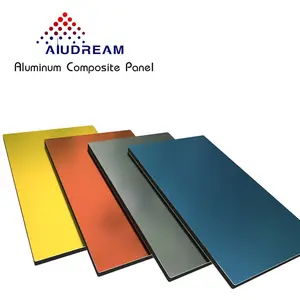 Alucobond 실리콘 접착제 시트 크기 pvdf 알제리 알루미늄 복합 패널 알루미늄 복합 패널 대리석